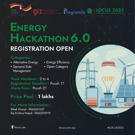 LOCUS Energy Hackathon 6.0: Bringing Innovative Solutions to Nepal’s Energy Challenges