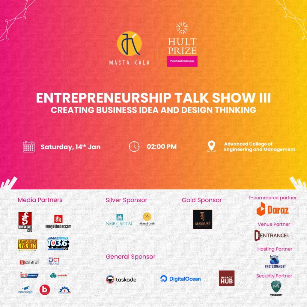 Navigating the Intersection of Business Ideas and Design Thinking: Join the Third Session of the Entrepreneur Talk Series