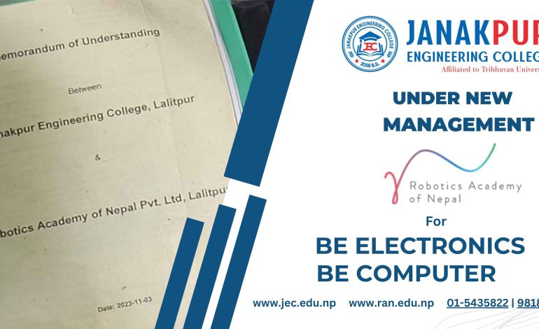 Exciting Developments at Janakpur Engineering College: Robotics Academy of Nepal Takes Charge