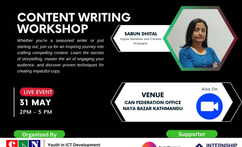 Content Writing in Nepal: CAN Federation’s Workshop to Boost Your Skills